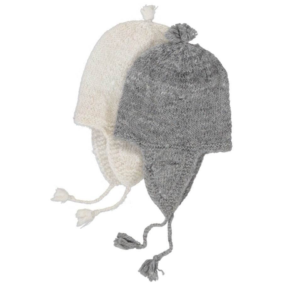 Kindermuts van 100% alpaca-lamswol