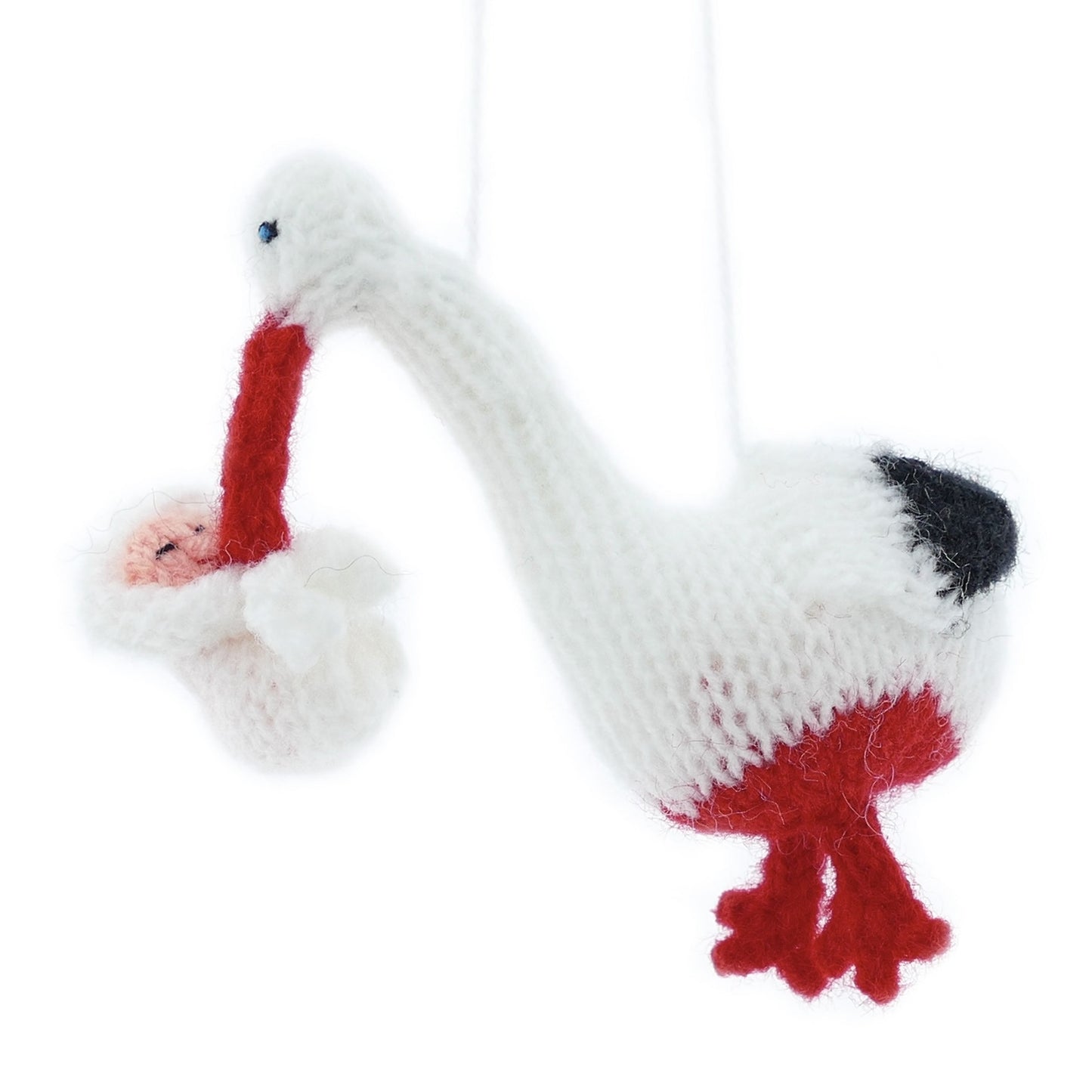Ooievaar-met-baby als hanger